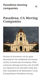 Mobile Screenshot of pasadenamoving.org
