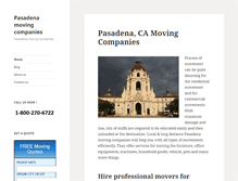 Tablet Screenshot of pasadenamoving.org