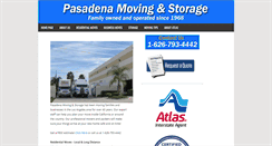 Desktop Screenshot of pasadenamoving.com